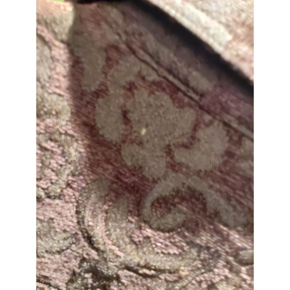 Croft and Barrow Brown Floral Embossed 4 pocket Jacket. Size XL. Grannycore - Picture 14 of 16